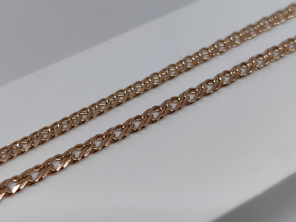 ЦЛР2585 ЦЕПЬ ПОЛНОВЕСНАЯ Ромб двойной (Au 585)