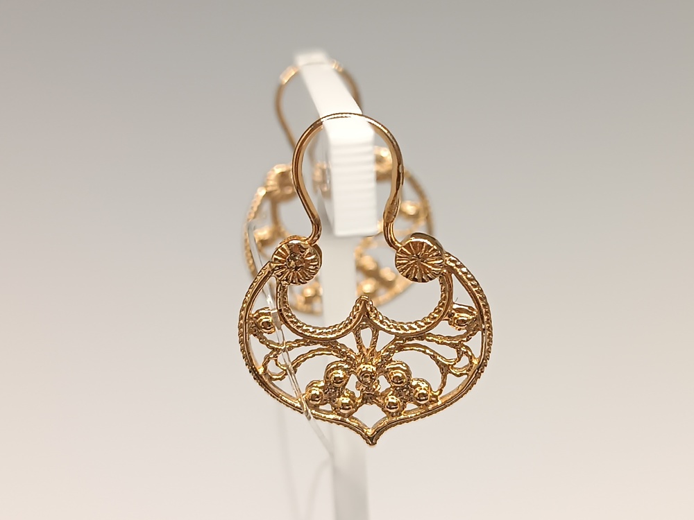 СЕРЬГИ БЕЗ КАМНЯ (Au 585)