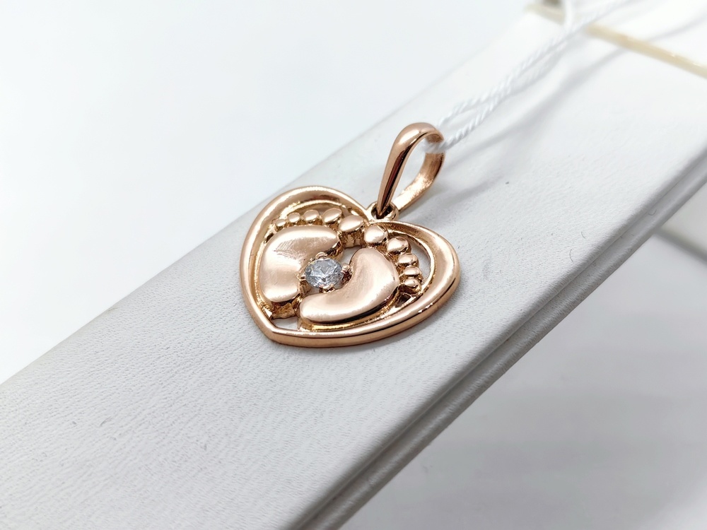 ПОДКМ585 ПОДВЕСКА С КАМНЕМ (Au 585)