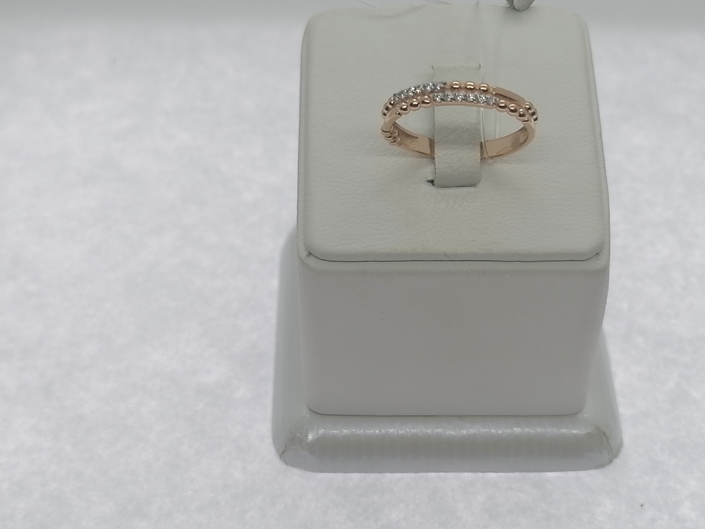 012301-1102 КОЛЬЦО С КАМНЯМИ (Au 585)