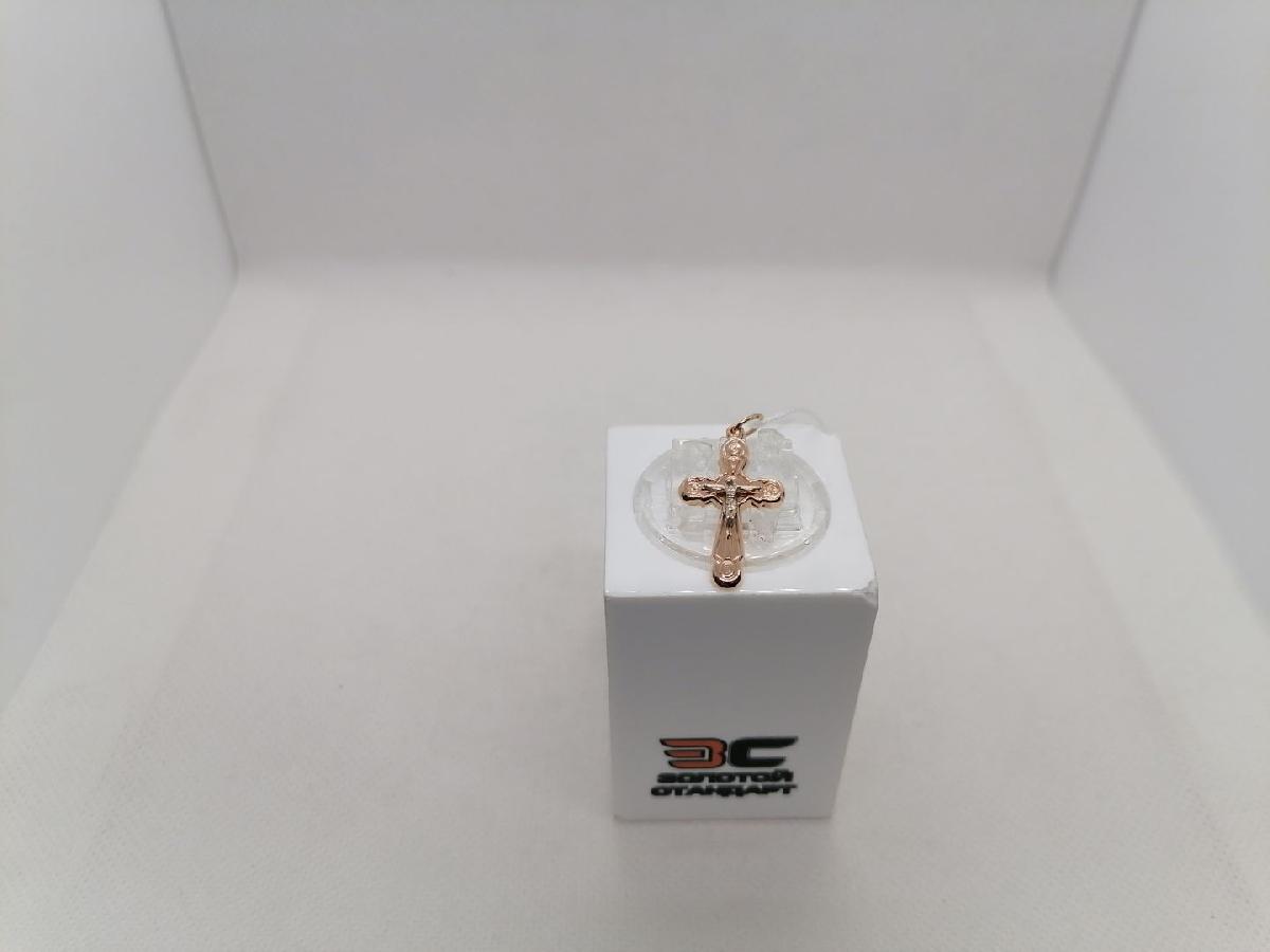 ПОДВЕСКА КРЕСТ БЕЗ КАМНЯ (Au 585)