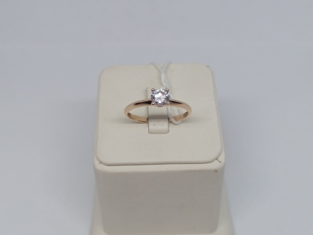 КОЛКМ585 КОЛЬЦО С КАМНЕМ (Au 585)