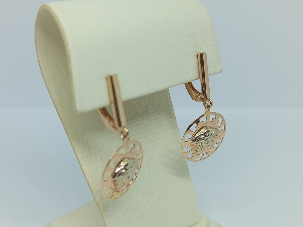 СЕРЬГИ БЕЗ КАМНЯ (Au 585)