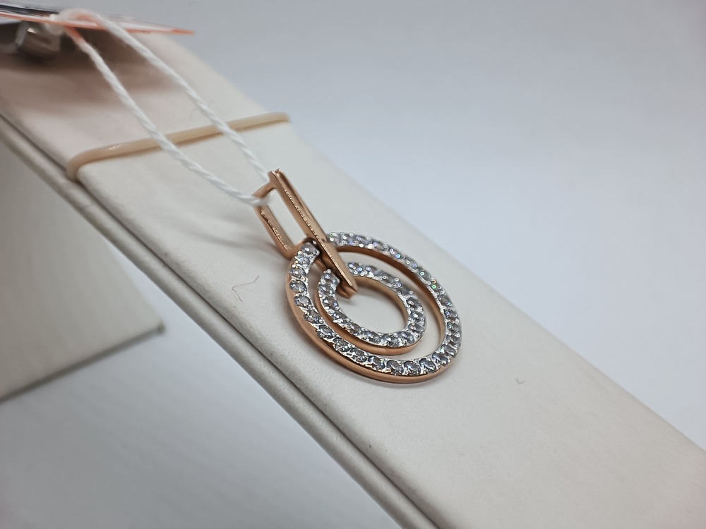 ПОДВЕСКА С КАМНЯМИ (Au 585)