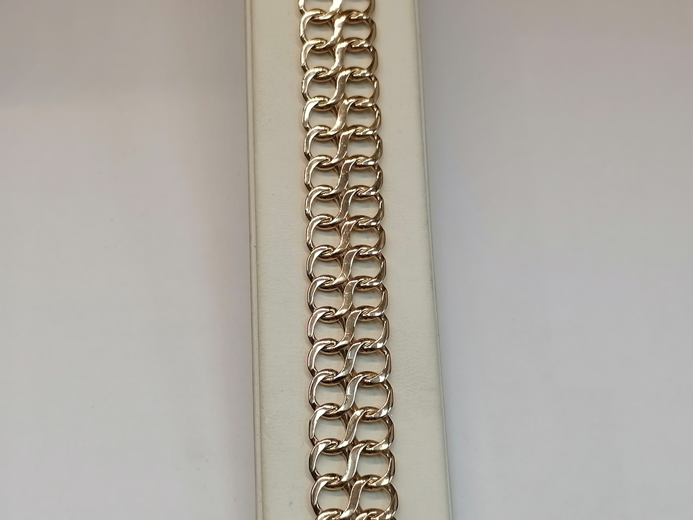 БЛ8585 БРАСЛЕТ ПОЛНОВЕСНЫЙ Восьмерка (Au 585)