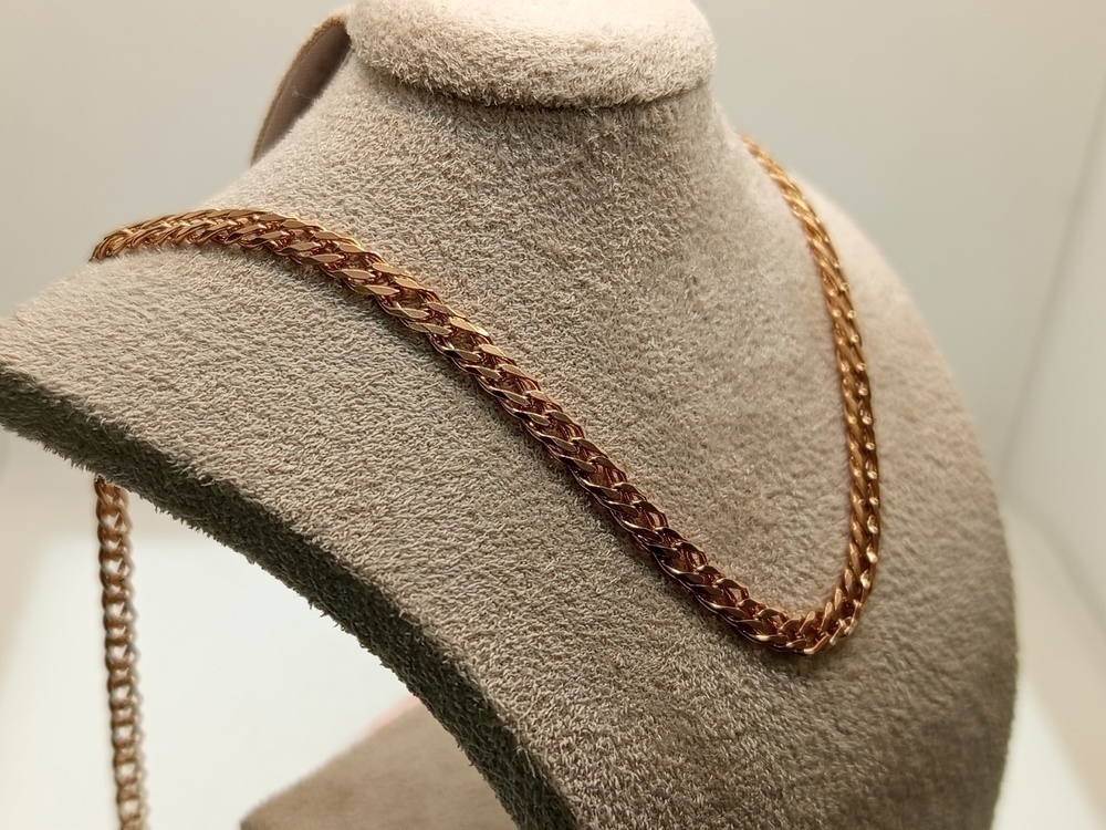 ЦЛР2585 ЦЕПЬ ПОЛНОВЕСНАЯ Ромб двойной (Au 585)