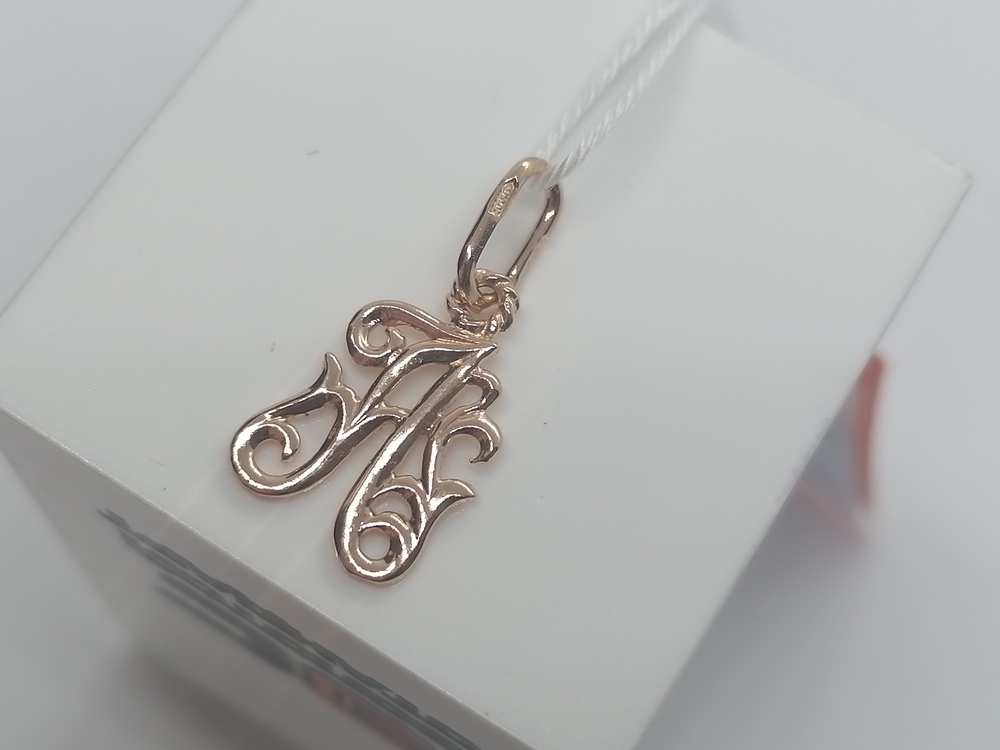 ПОДВЕСКА БУКВА А Au 585