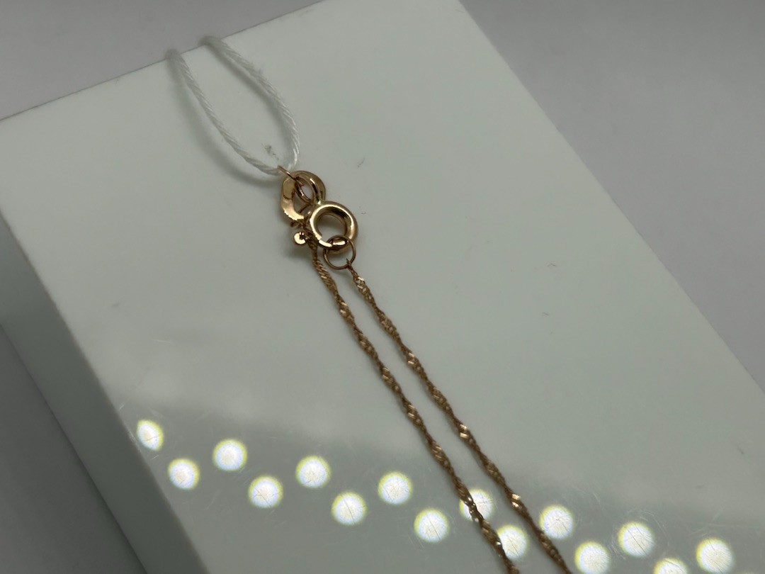 ЦЕПЬ ПУСТОТЕЛАЯ Сингапур (Au 585)