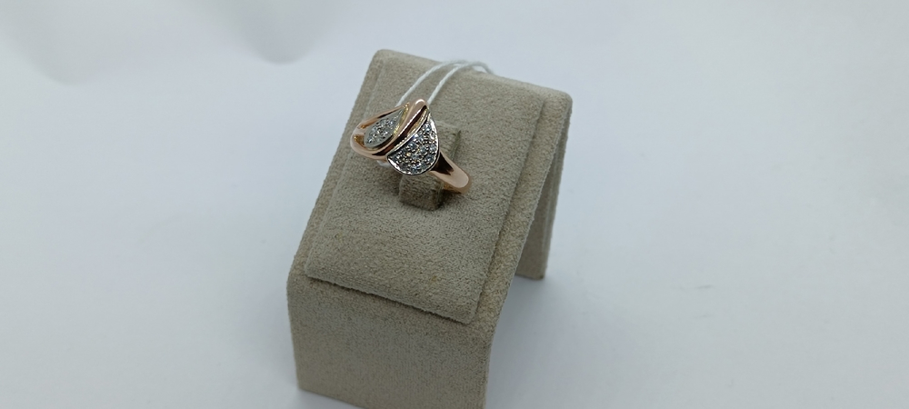 КОЛЬЦО БРИЛЛИАНТ Au 585