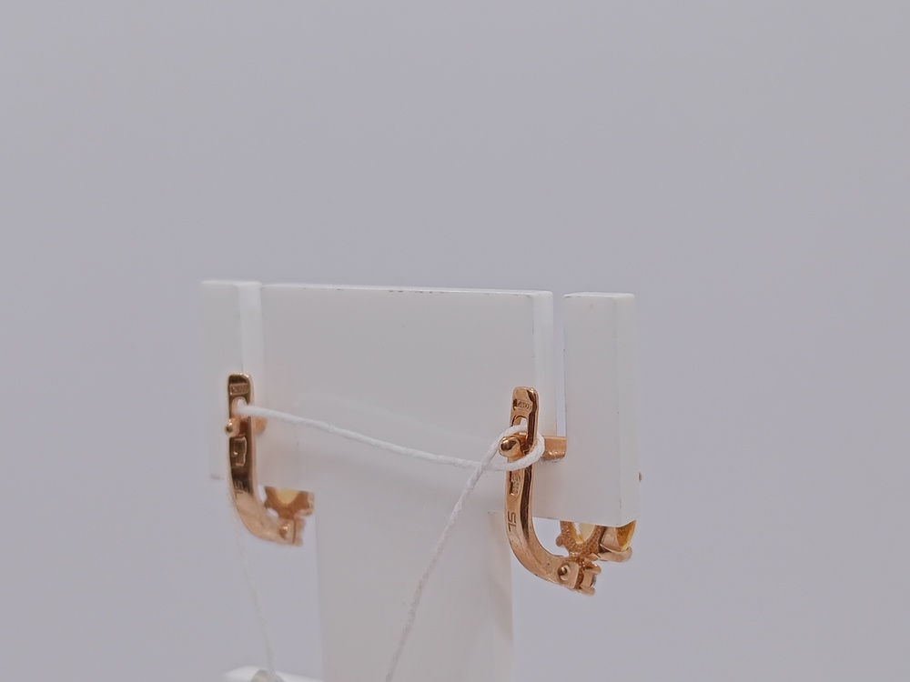 СЕРЬГИ С КАМНЯМИ (Au 585)