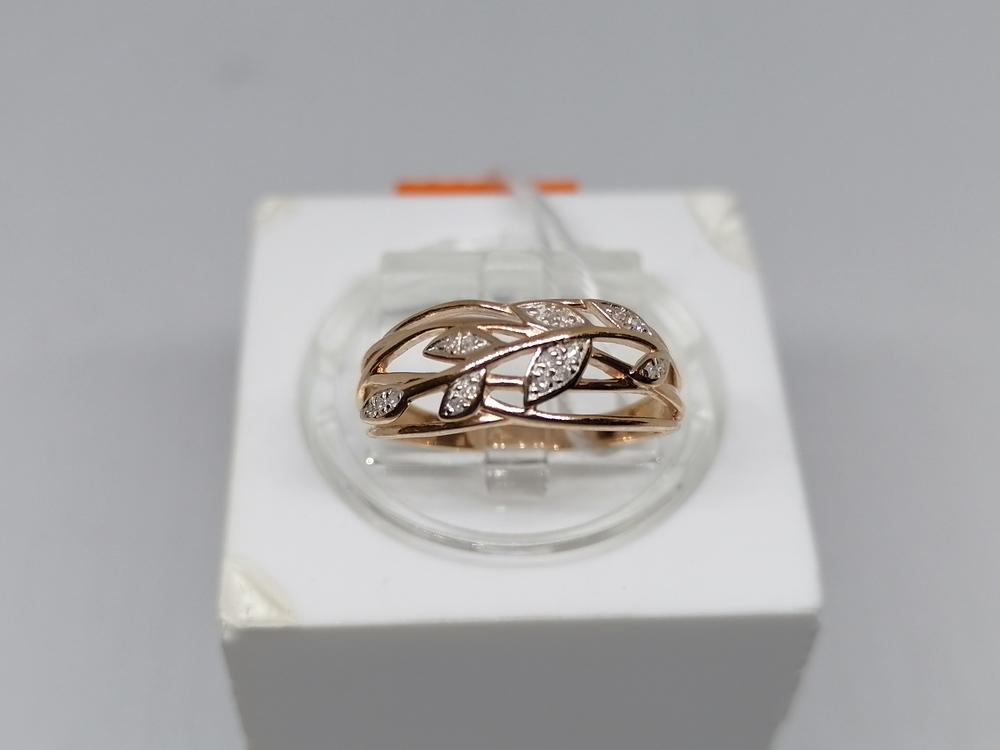 КОЛКМИ585 КОЛЬЦО С КАМНЯМИ (Au 585)