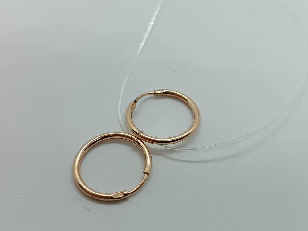 СЕРЬГИ КОНГО без камня (Au 585)