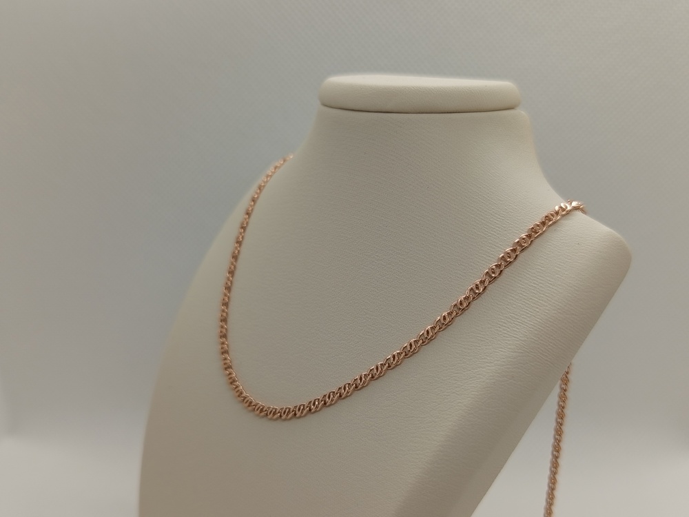 ЦЛПГ585 ЦЕПЬ ПОЛНОВЕСНАЯ Птичий глаз(глаз пантеры) (Au 585)