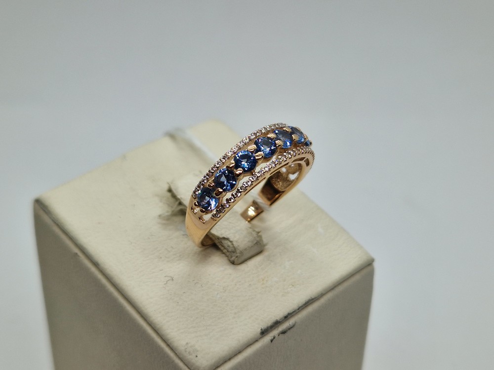 КОЛКМИ585 КОЛЬЦО С КАМНЯМИ (Au 585)