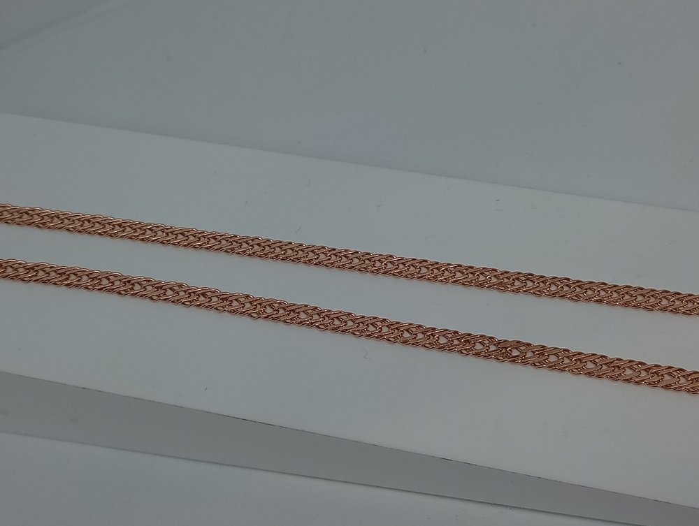 ЦЕПЬ ПУСТОТЕЛАЯ Ромб тройной (Au 585)