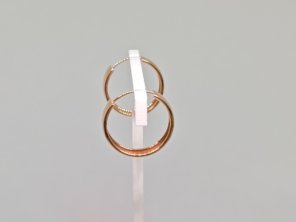 СЕРЬГИ КОНГО без камня (Au 585)