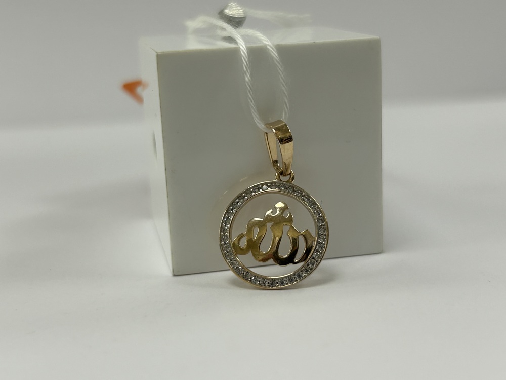 ПОДКМИ585 ПОДВЕСКА С КАМНЯМИ (Au 585)