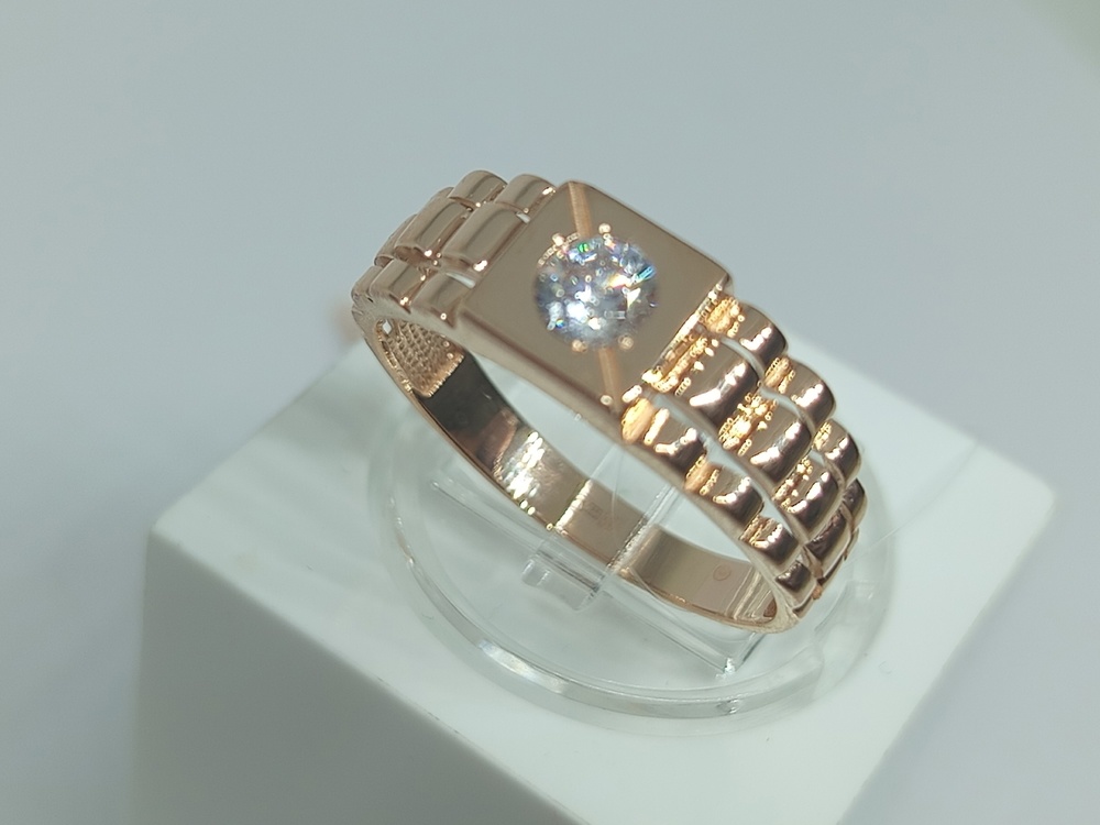 КОЛЬЦО ПЕЧАТКА с камнем (Au 585)