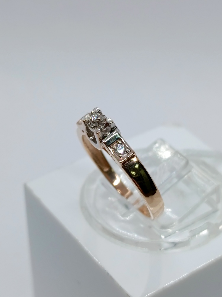 КОЛЬЦО БРИЛЛИАНТ Au 585