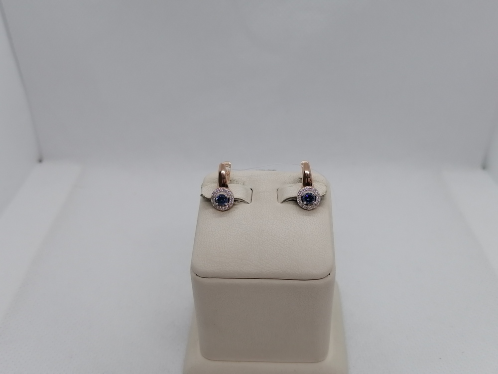 СЕРЬГИ С КАМНЯМИ (Au 585)