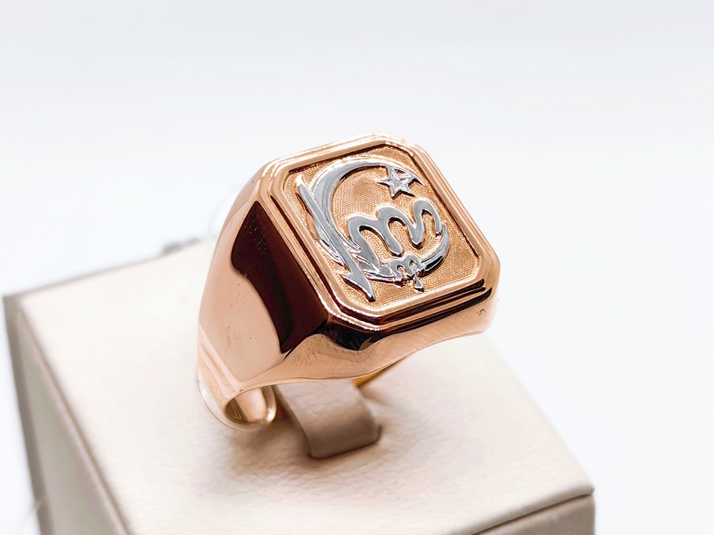 КОЛЬЦО ПЕЧАТКА без камня (Au 585)