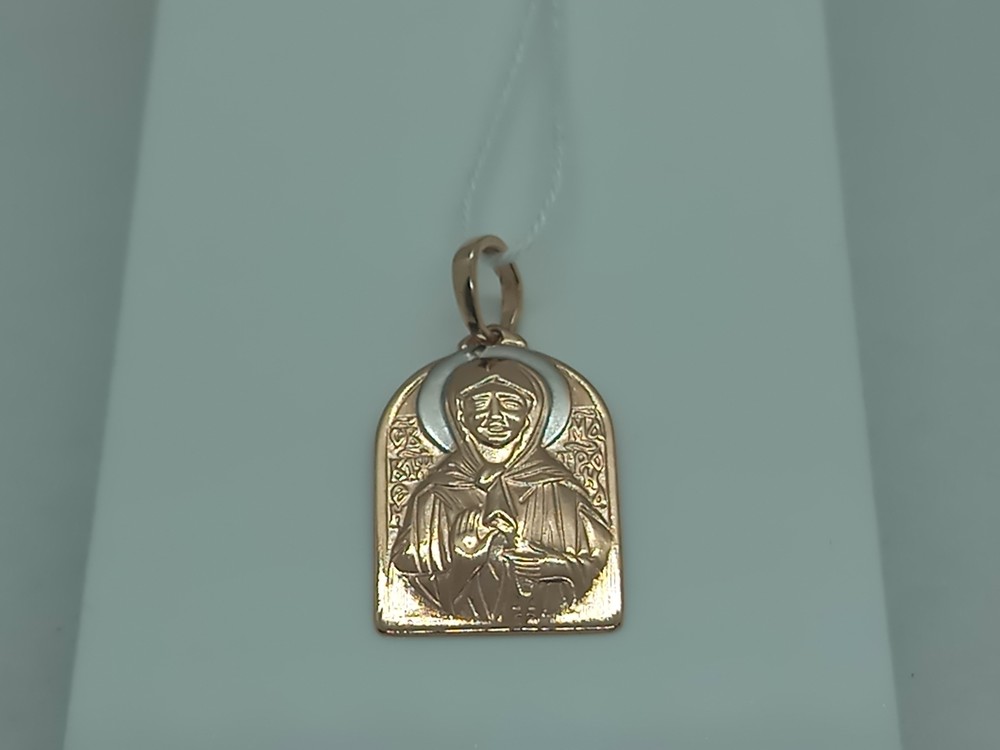 ПОДИБК585 ПОДВЕСКА ИКОНА БЕЗ КАМНЯ (Au 585)