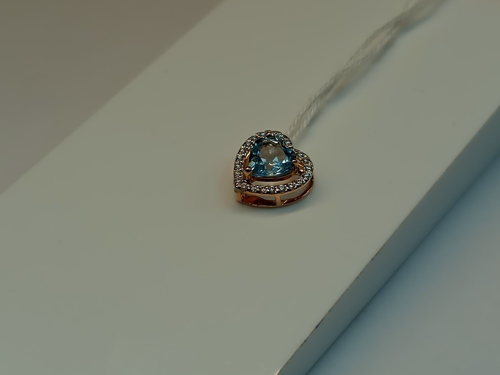 ПОДКМИ585 ПОДВЕСКА С КАМНЯМИ (Au 585)