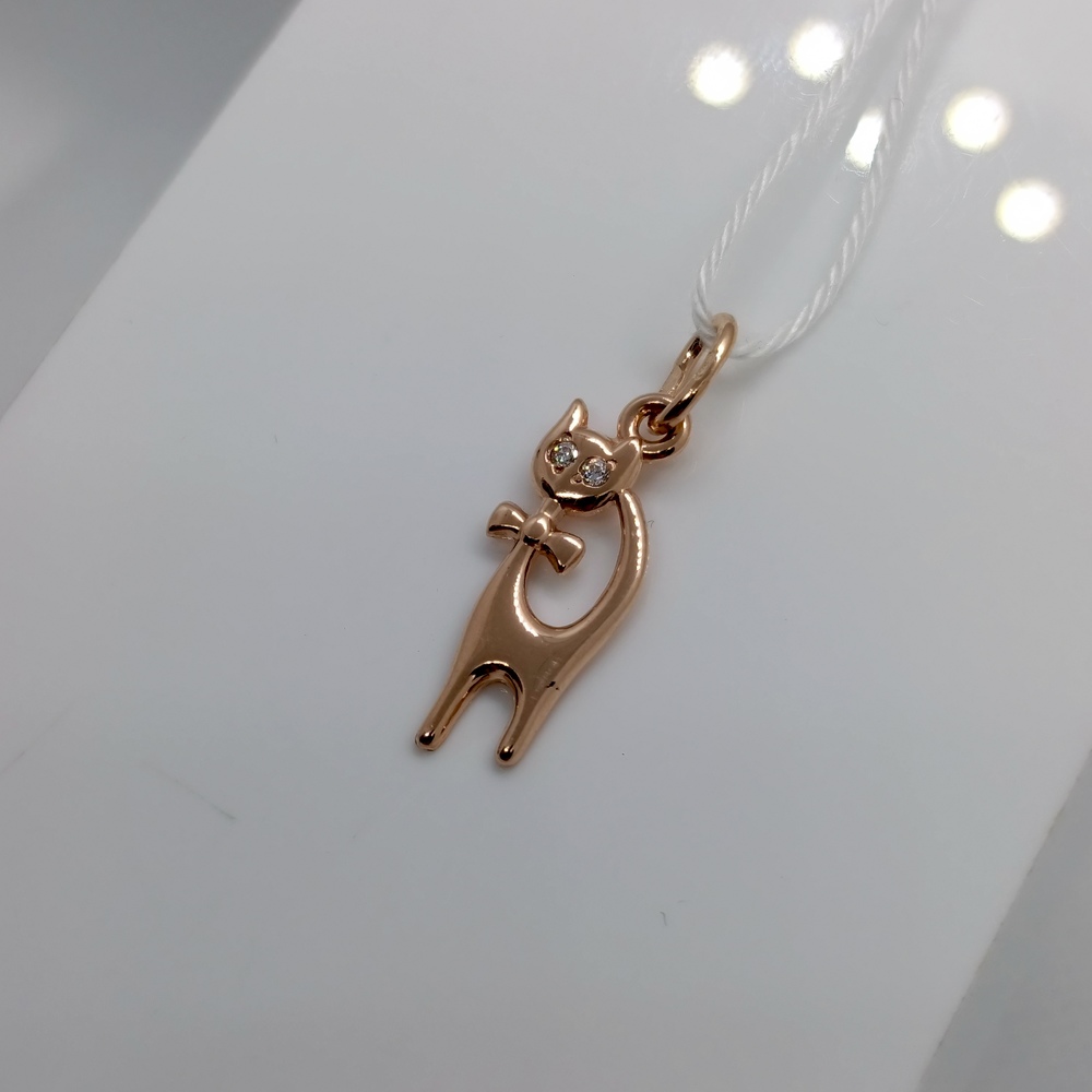 ПОДКМИ585 ПОДВЕСКА С КАМНЯМИ (Au 585)