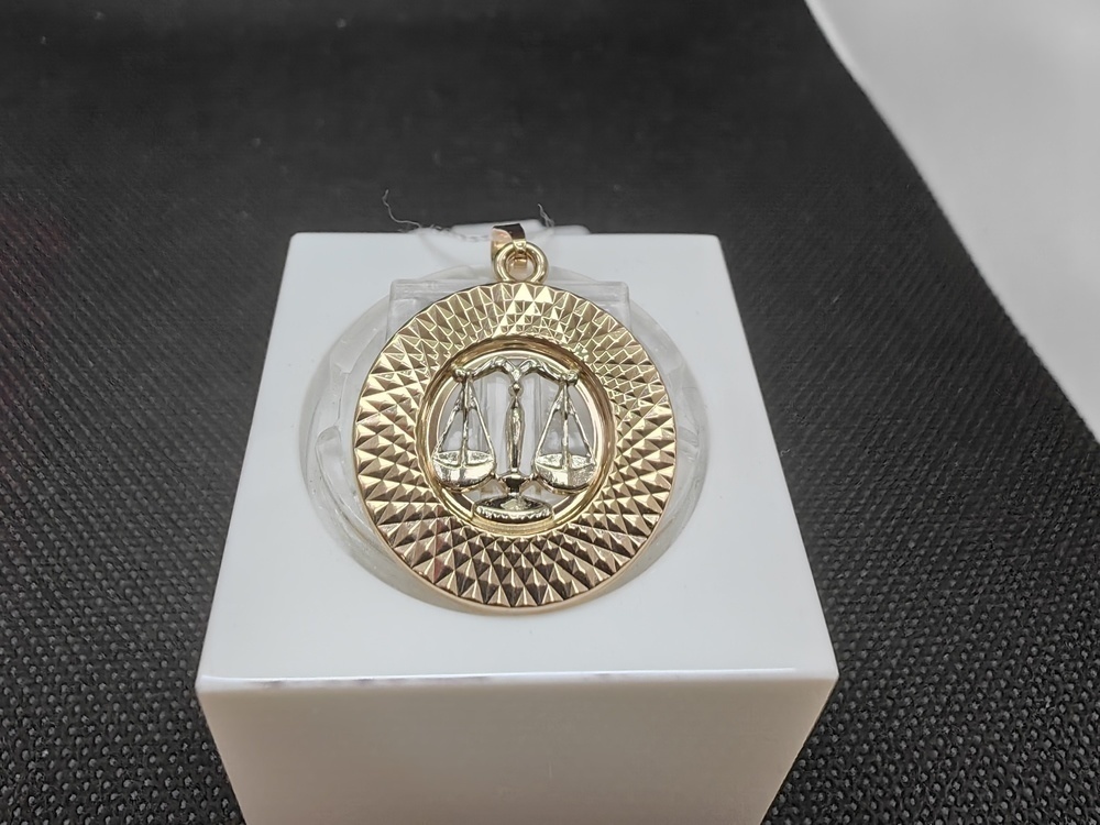 КрСПАвес ПОДВЕСКА ЗНАК ЗОДИАКА ВЕСЫ (Au 585)