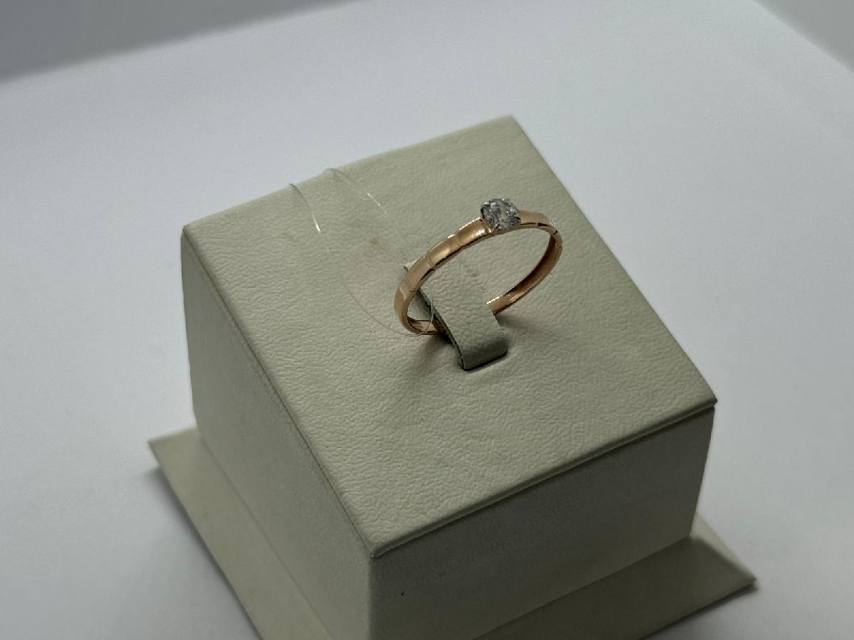 КОЛЬЦО С КАМНЕМ (Au 585)