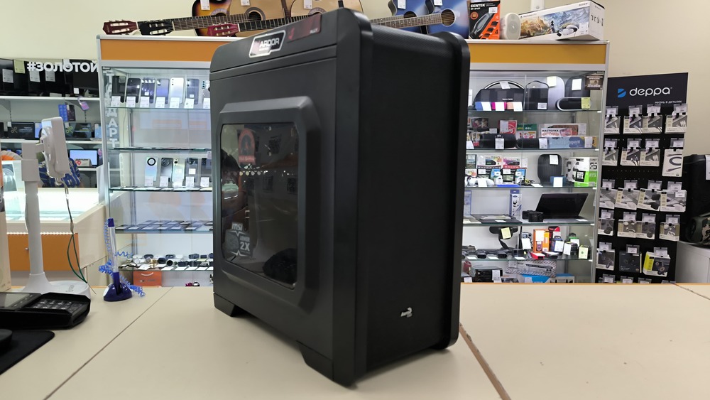 Системный блок Aero Cool; Core i3-8100, GeForce GTX 1060 6GB, 16 Гб, 256 Гб, 1 Tb