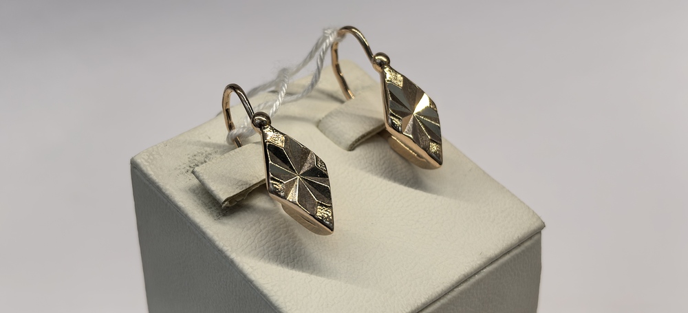 СЕРЬГИ БЕЗ КАМНЯ (Au 583)