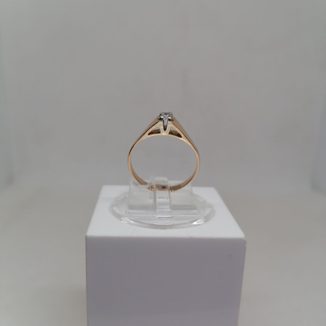 КОЛЬЦО С КАМНЕМ (Au 585)