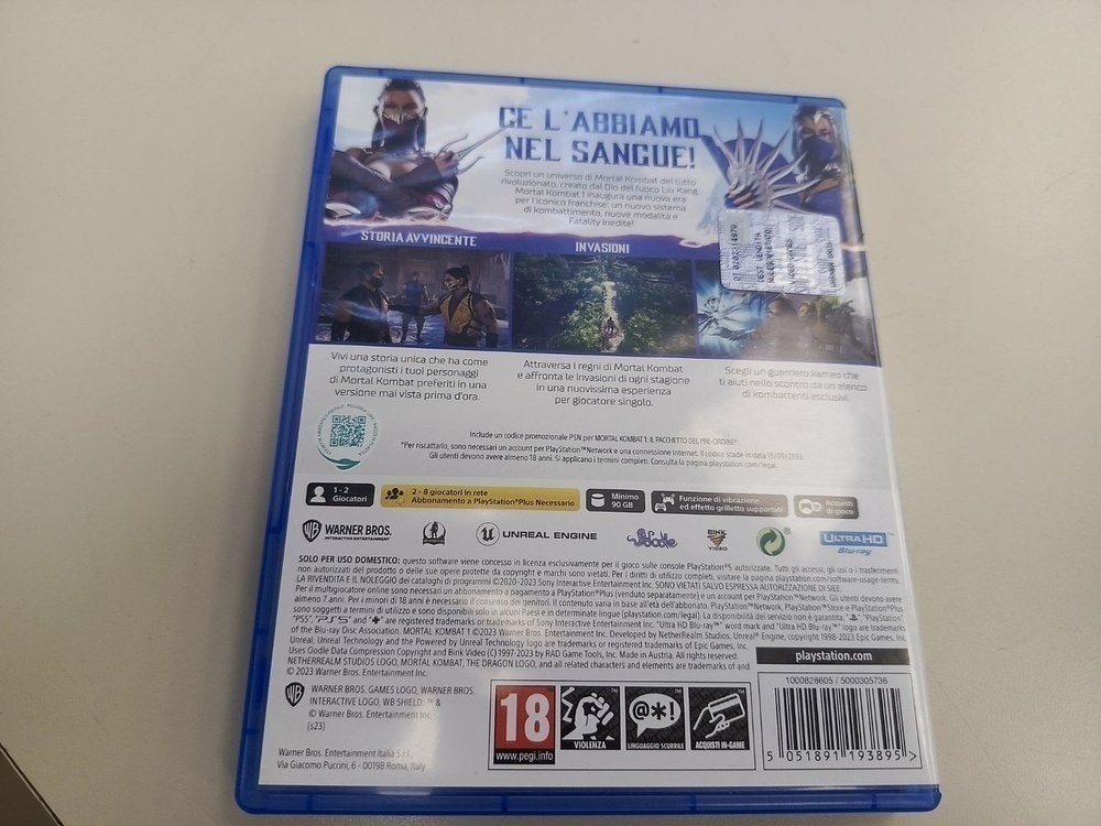 Игра Playstation 5 Mortal Kombat 1
