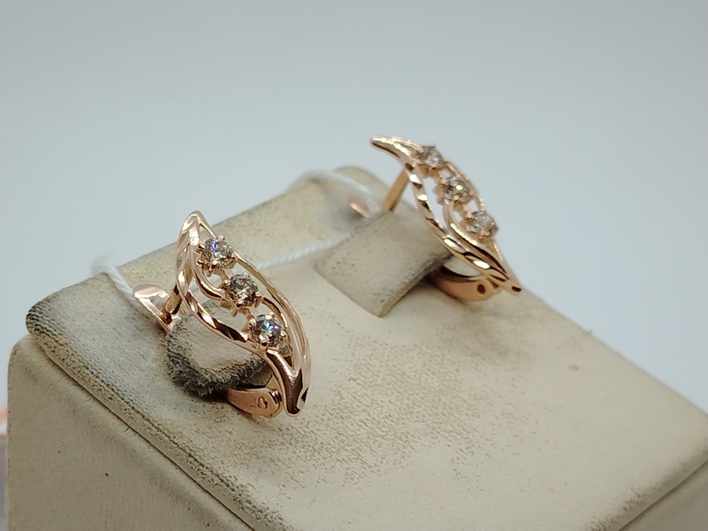 СЕРЬГИ БРИЛЛИАНТ (Au 585)