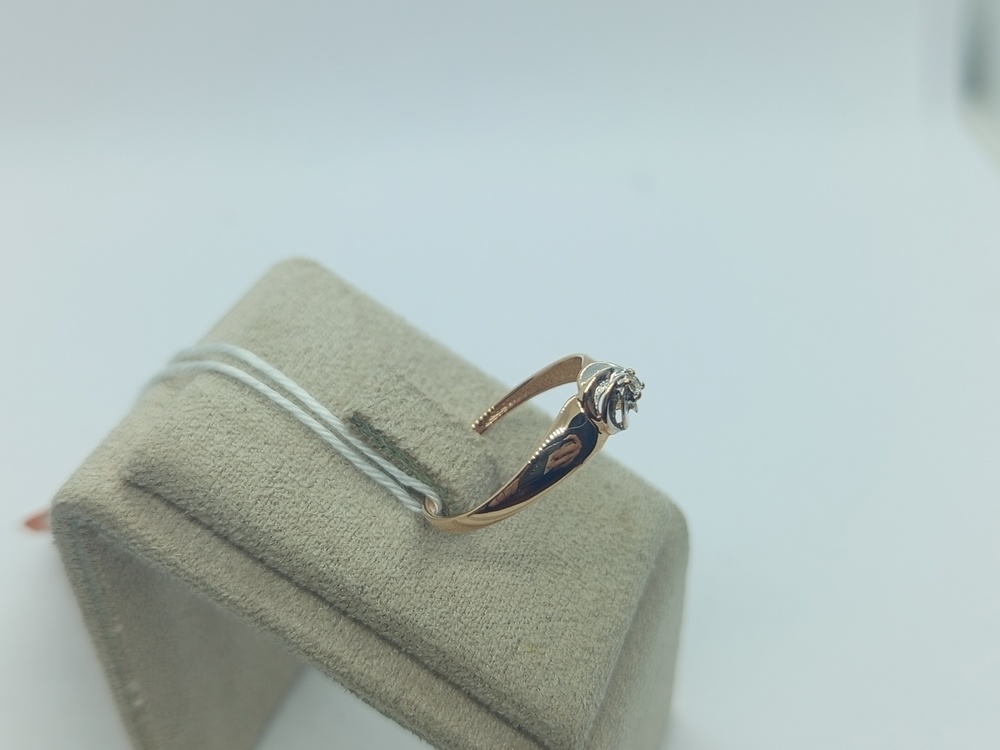 КОЛЬЦО БРИЛЛИАНТ Au 585