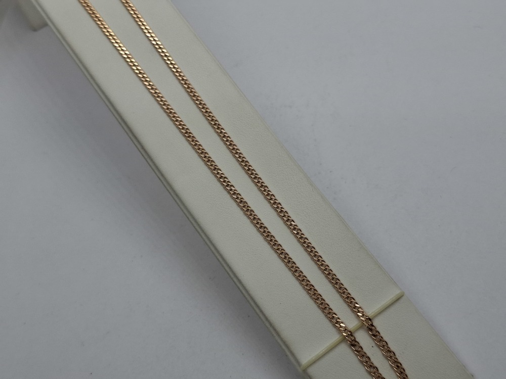 ЦЕПЬ ПОЛНОВЕСНАЯ Ромб двойной (Au 585)