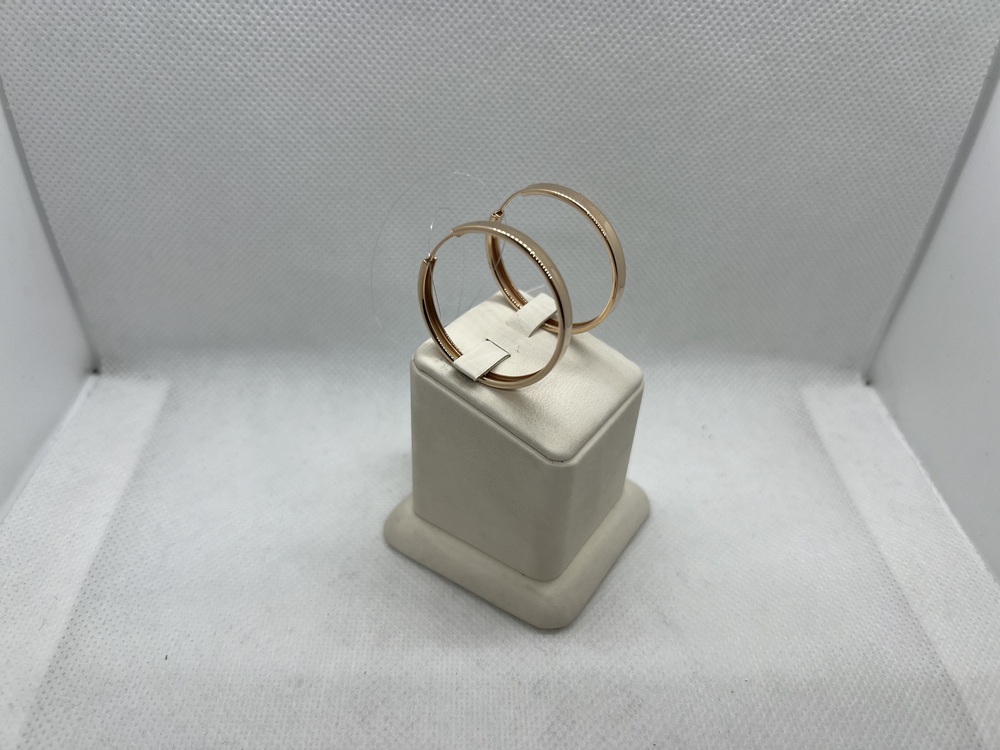 03-208276 СЕРЬГИ КОНГО без камня (Au 585)