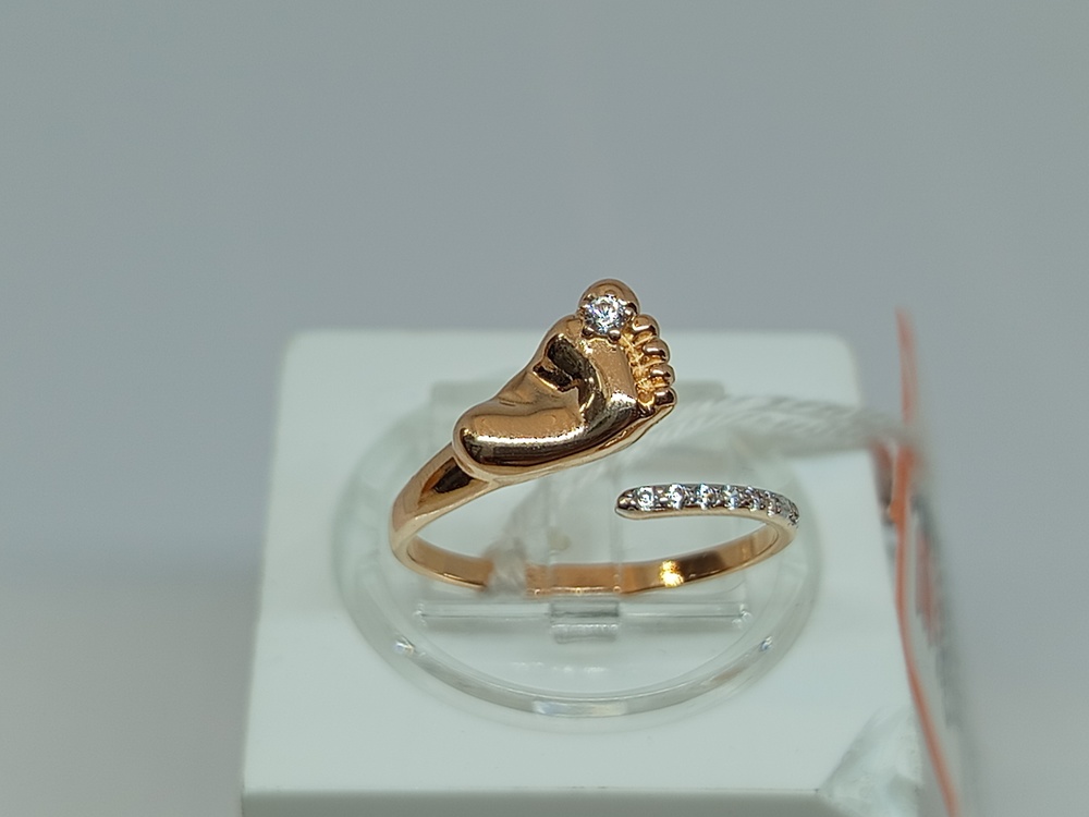 КОЛЬЦО С КАМНЯМИ (Au 585)