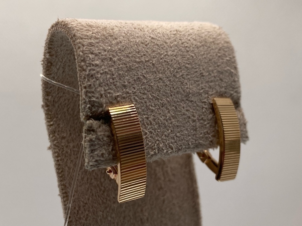 СЕРЬГИ БЕЗ КАМНЯ (Au 585)