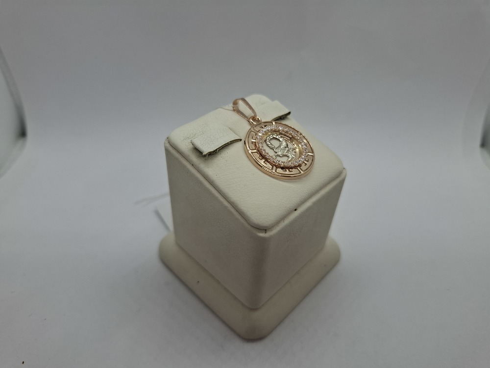 КрСВП/скр/Ф ПОДВЕСКА ЗНАК ЗОДИАКА СКОРПИОН (Au 585)
