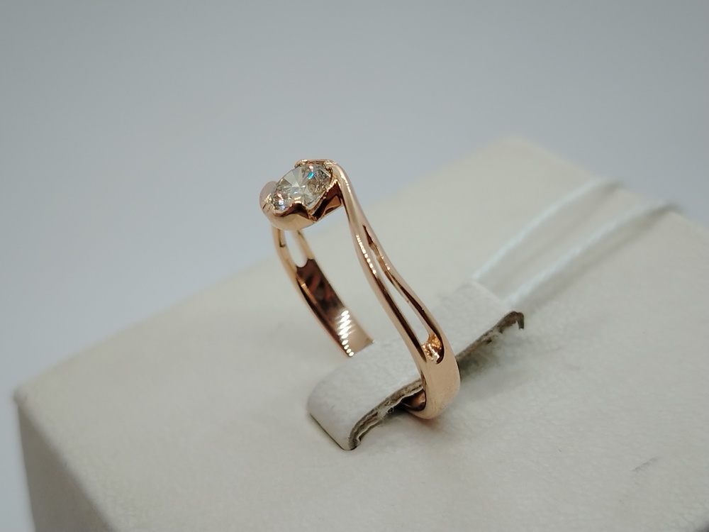 КОЛЬЦО БРИЛЛИАНТ Au 585