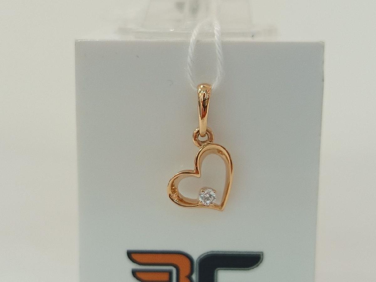 ПОДКМ585 ПОДВЕСКА С КАМНЕМ (Au 585)