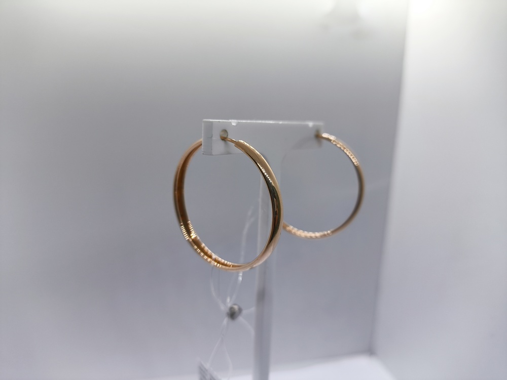 00-52-0255-5-00 СЕРЬГИ КОНГО (Au 585)