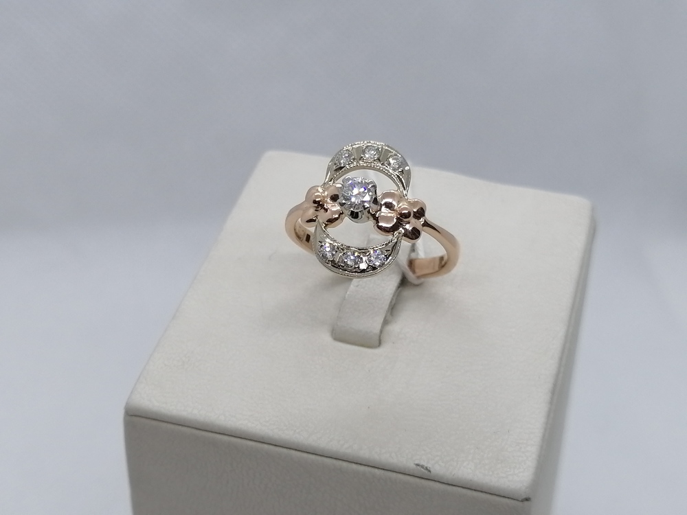 КОЛЬЦО БРИЛЛИАНТ Au 583