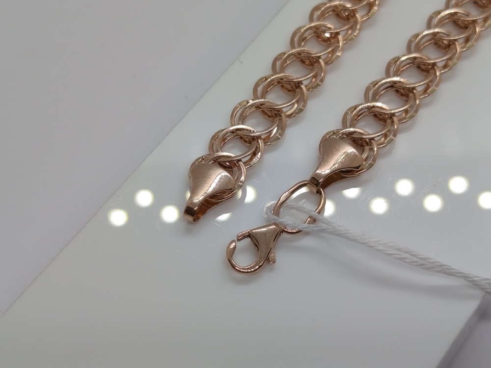 БРАСЛЕТ ПОЛНОВЕСНЫЙ Итальянка Au 585