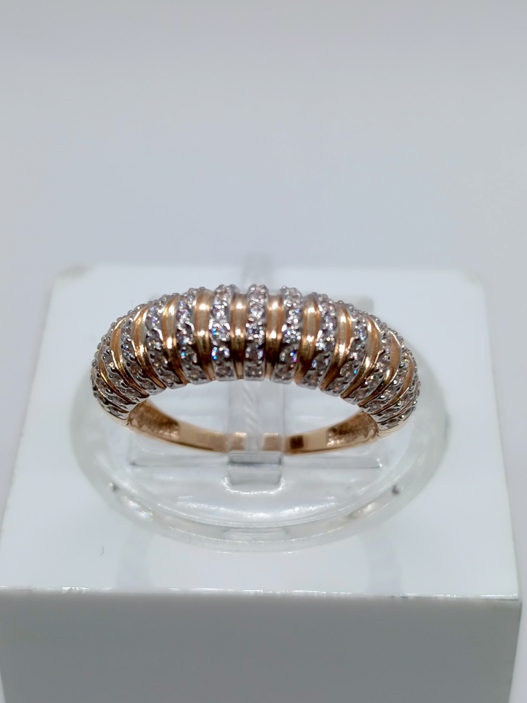 КОЛКМИ585 КОЛЬЦО С КАМНЯМИ (Au 585)