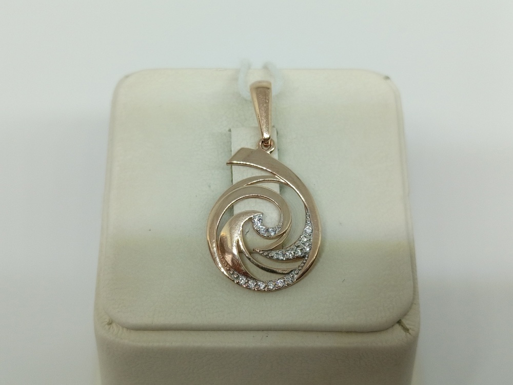 ПОДВЕСКА С КАМНЯМИ (Au 585)