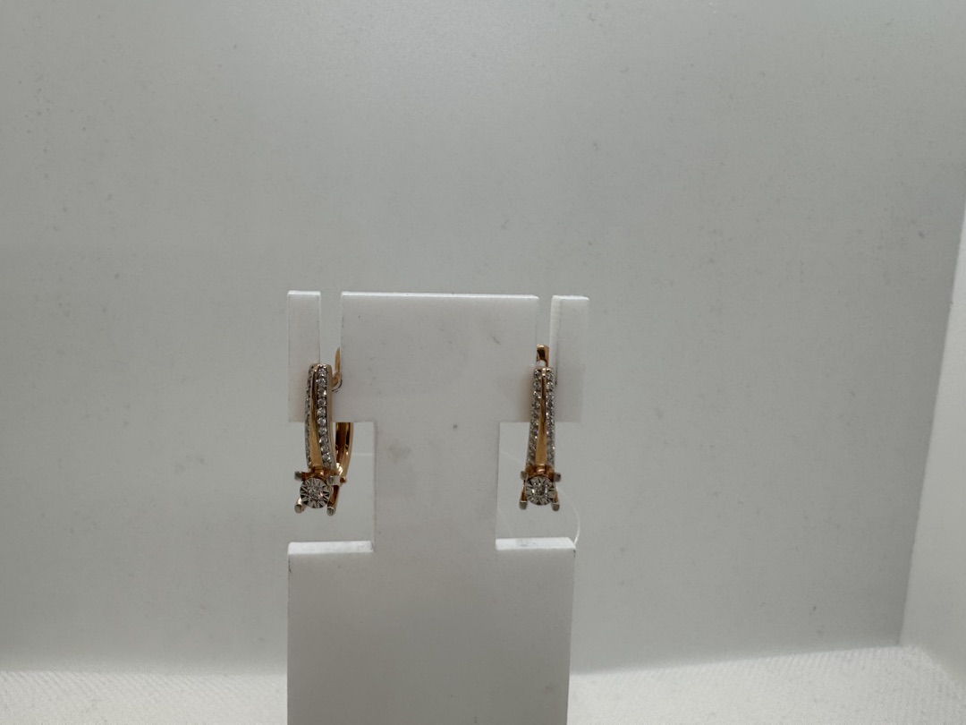 СЕРЬГИ БРИЛЛИАНТ (Au 585)