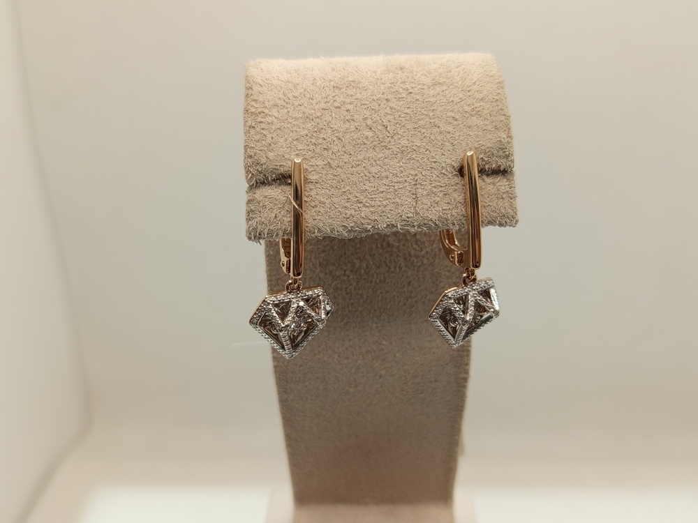 СЕРЬГИ БРИЛЛИАНТ (Au 585)